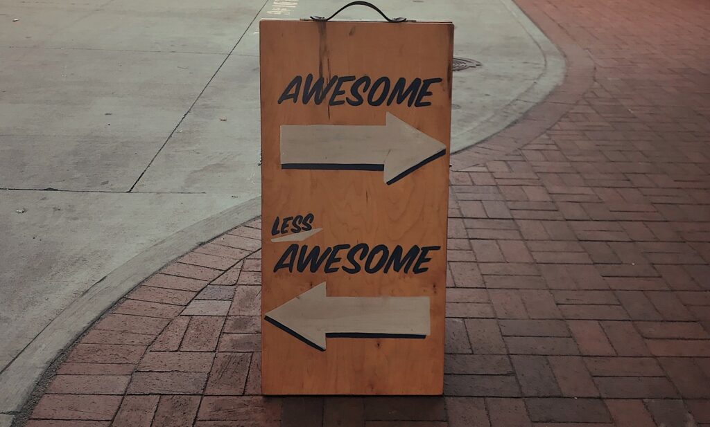 feedback awesome less awesome